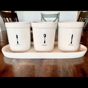Rae Dunn Silverware Holder
